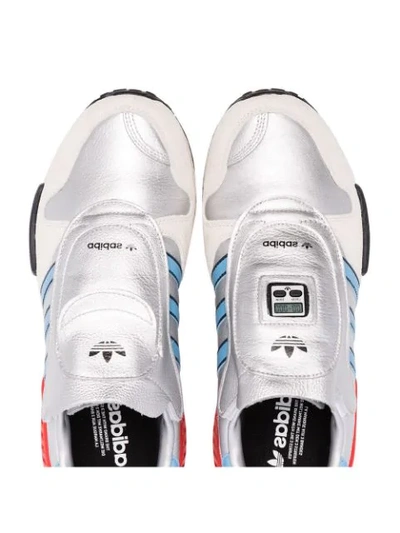 Shop Adidas Originals Micropacerxr1 "never Made Pack" Sneakers In Metallic