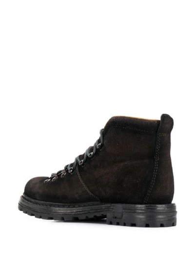 OFFICINE CREATIVE HIKING LACE-UP BOOTS - 黑色
