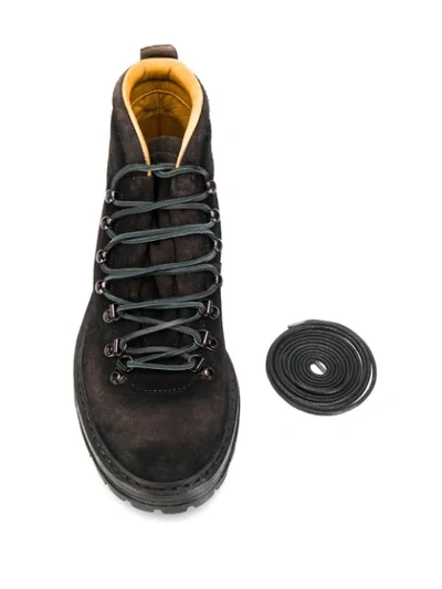 Shop Officine Creative Hiking Lace In Black