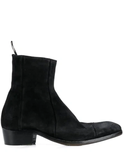 Shop Silvano Sassetti Ankle Boots In Black