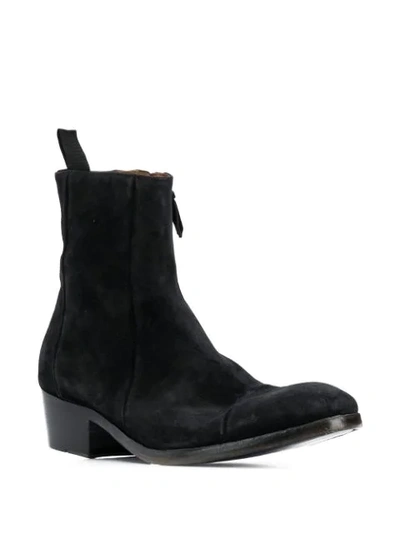 Shop Silvano Sassetti Ankle Boots In Black