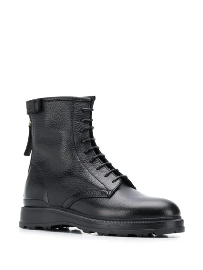 Shop Woolrich Lace-up Ankle Boots In Black