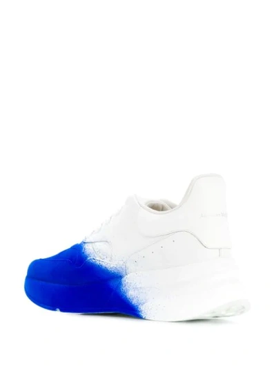 Shop Alexander Mcqueen Spray Paint Sneakers In Blue