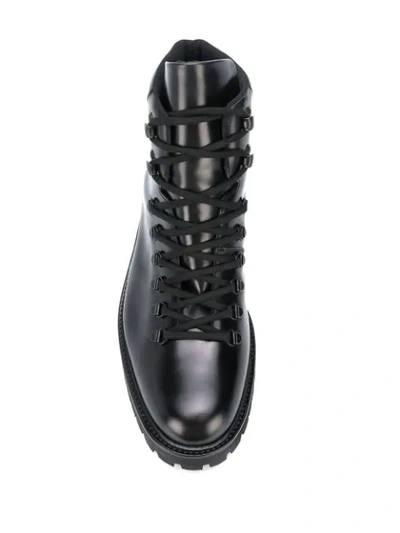 COMMON PROJECTS LACE-UP ANKLE BOOTS - 黑色