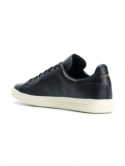 Shop Tom Ford Low-top Sneakers In Black