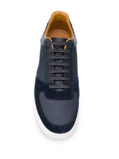 Shop Hugo Boss Classic Low-top Sneakers In Blue
