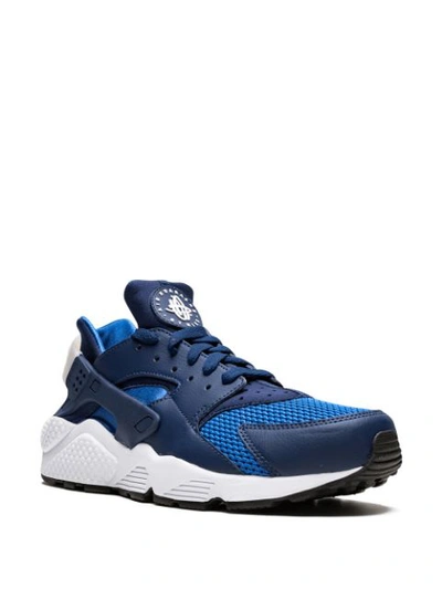 Shop Nike Air Huarache Sneakers In Blue