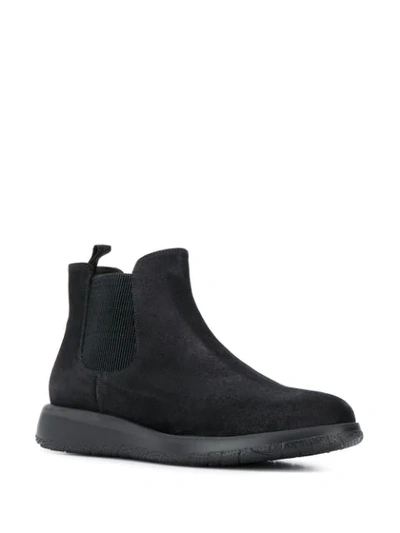 Shop Fratelli Rossetti Suede Ankle Boots In Black