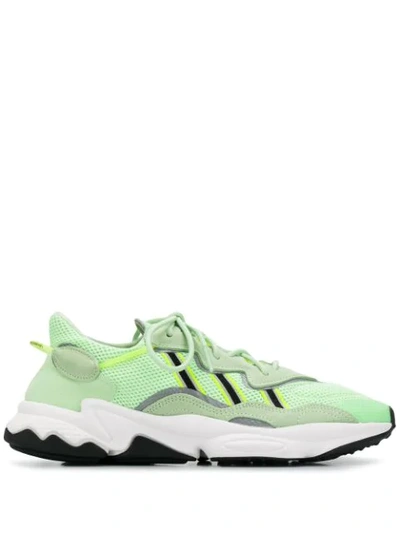 Shop Adidas Originals Ozweego Sneakers In Green