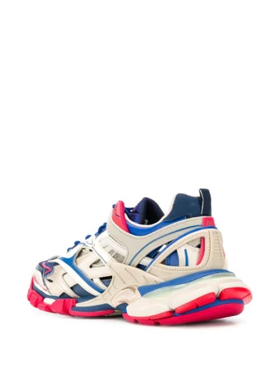 Shop Balenciaga Track.2 Open Sneakers In Blue