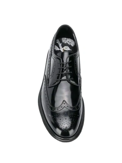 Shop Paul Smith Crispin Lace-up Brogues In Black