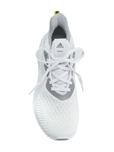 Shop Adidas By Kolor Alphabounce Sneakers In White