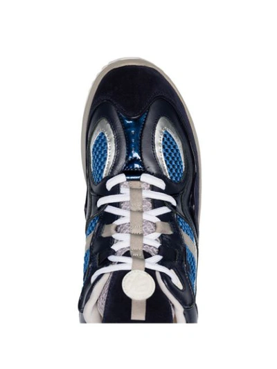 Shop Eytys Platform Low Top Sneakers In Blue