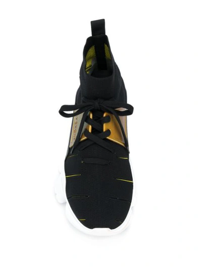 Shop Givenchy 'jaw' Sneakers In 003 Black Yellow