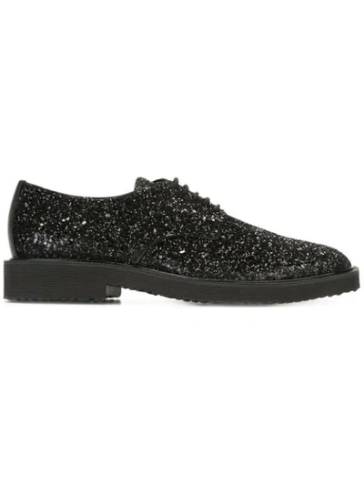 Shop Giuseppe Zanotti Elliot Derbies In Black