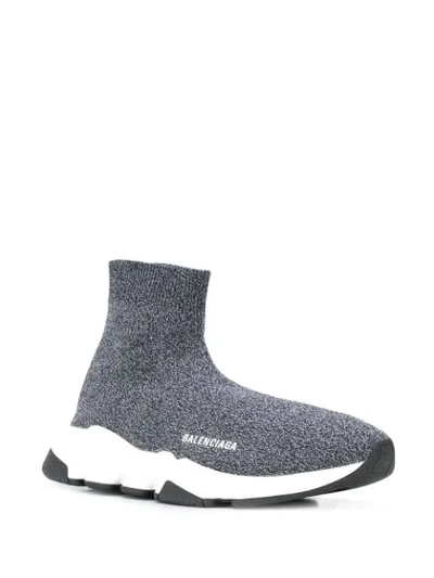 BALENCIAGA SPEED SOCK SNEAKERS - 黑色