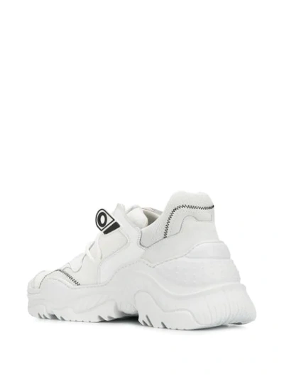 Shop N°21 Ridged Sneakers In White