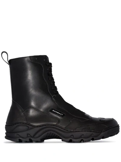 Shop Rombaut Boccaccio Lace-up Ankle Boots In Black