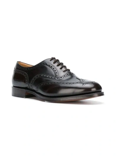 Church's Burwood 81 Brogue Shoes - Black In Brown