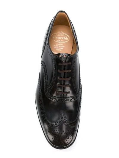 Church's Burwood 81 Brogue Shoes - Black In Brown