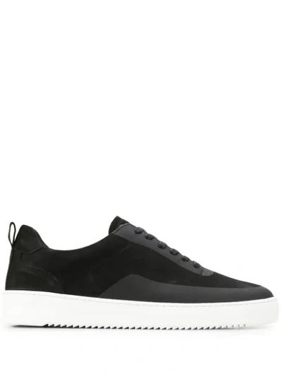 Shop Filling Pieces Low Top Sneakers In Black