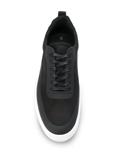 Shop Filling Pieces Low Top Sneakers In Black