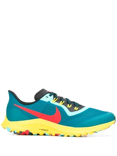 Nike Air Zoom Pegasus 36 Trail Mesh Running Sneakers In Green | ModeSens