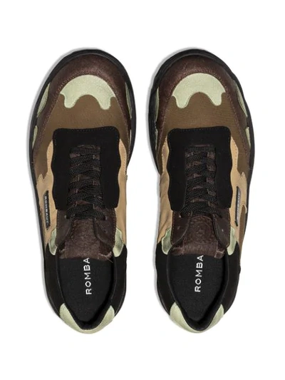 Shop Rombaut Boccaccio Panelled Sneakers In Green
