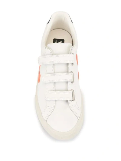 Shop Veja Esplar 3-lock Touch-strap Sneakers In White