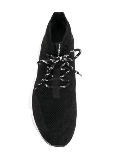 Shop Balenciaga Tess Sneakers In Black