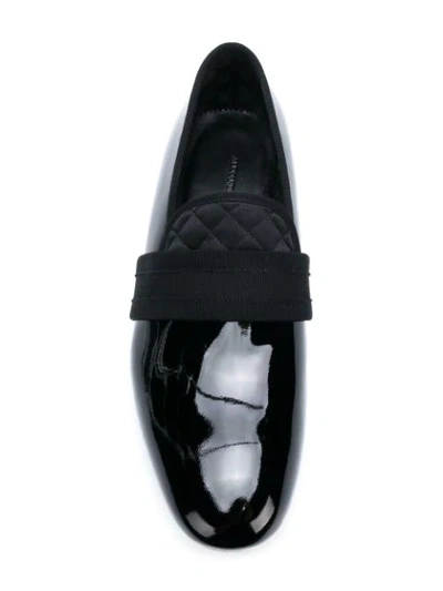 Shop Alexander Mcqueen Quilted Detail Slippers In Black