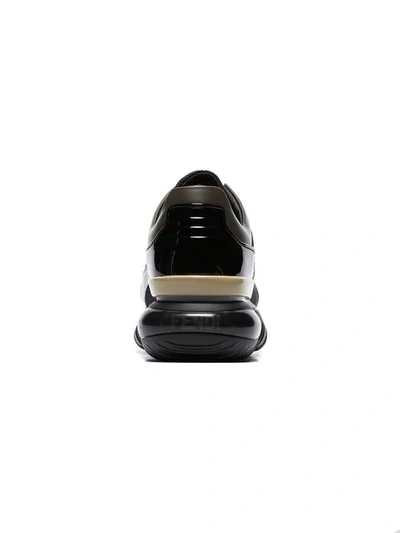 Shop Fendi Fancy Ff Motif Sneakers In F15v0 Black