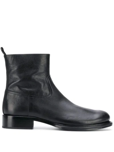 Shop Ann Demeulemeester Chelsea Ankle Boots In Black