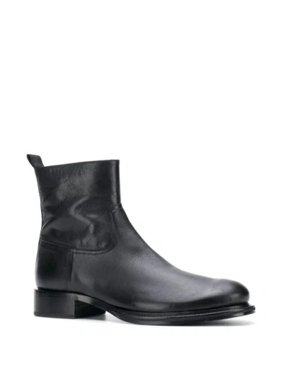 Shop Ann Demeulemeester Chelsea Ankle Boots In Black