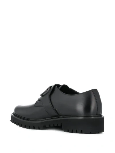 Shop Valentino Garavani Vlogo Derby Boots In Black