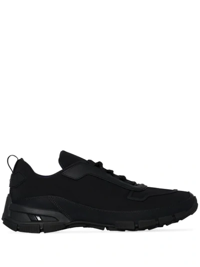 Shop Prada Crossection Hiker Low-top Sneakers In Black