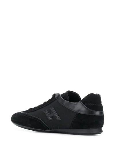 Shop Hogan Olympia Sneakers In B999 Nero