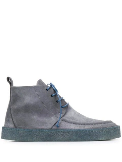Shop Marsèll Vitro Denim Scuro Boots In Blue