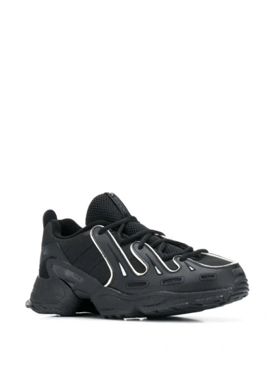 Shop Adidas Originals Eqt Gazelle Sneakers In Black