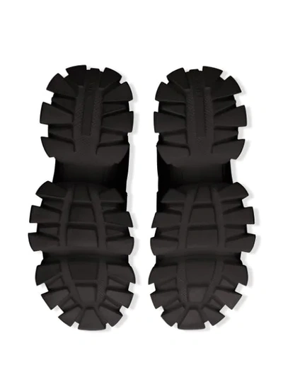 Shop Prada Cloudbust Thunder Knit Sneakers In Black