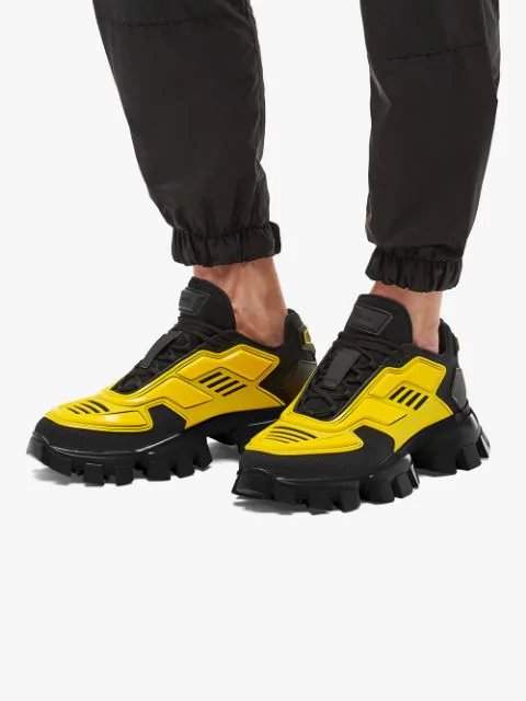 prada sneakers cloudbust yellow