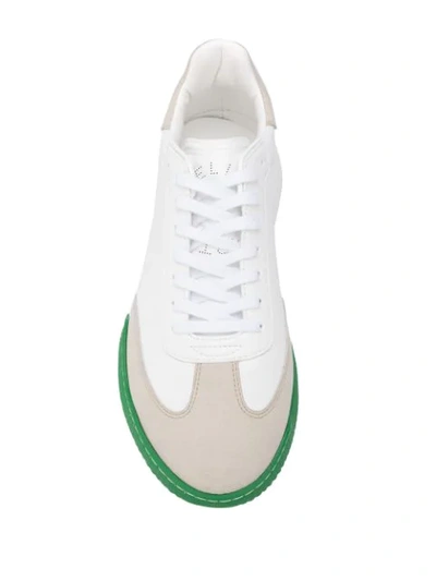 Shop Stella Mccartney Loop Low-top Sneakers In White