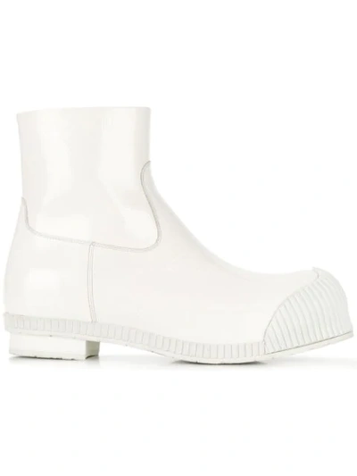 Calvin Klein 205w39nyc Dense 50 Calf Leather Fireman Boot In White |  ModeSens