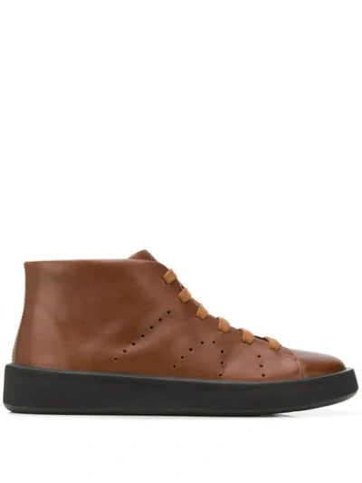 Shop Camper Courb Sneakers In Brown
