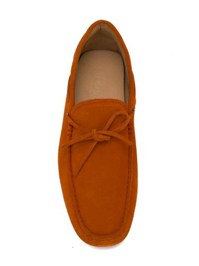 Shop Tod's 'gommino' Loafer In Yellow
