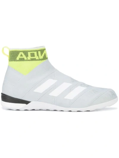 Shop Gosha Rubchinskiy Ankle Length Sneakers In White/grey