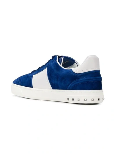 Shop Valentino Flycrew Sneakers In Blue