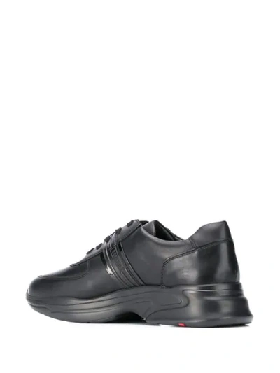 Shop Lloyd Panelled Sneakers In Black