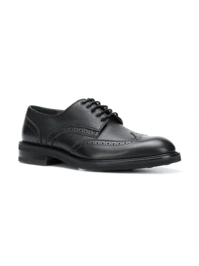 Shop Ferragamo Salvatore  Brewood Oxford Shoes - Black