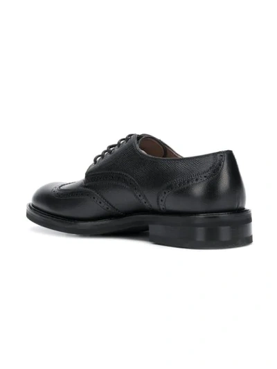 Shop Ferragamo Salvatore  Brewood Oxford Shoes - Black